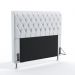 Cabeceira Bellatrix 195 Para Cama King Couro Artificial Branco Aradecor