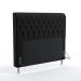 Cabeceira Bellatrix 195 Para Cama King Couro Artificial Preto Aradecor