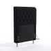 Cabeceira Bellatrix 90 Decorativa de Cama Solteiro N-024 Veludo Preto Aradecor