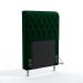 Cabeceira Bellatrix 90 Decorativa de Cama Solteiro N-026 Veludo Verde Aradecor
