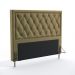 Cabeceira Centaurus 160 Decorativa de Cama Queen N-029 Veludo Capuccino Aradecor