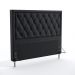 Cabeceira Centaurus 195 Decorativa de Cama King N-022 Veludo Chumbo Aradecor