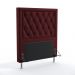 Cabeceira Centaurus 90 Decorativa de Cama Solteiro N-034 Veludo Bordô Aradecor