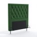 Cabeceira Centaurus 90 Para Cama de Solteiro Suede Verde Aradecor