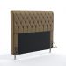 Cabeceira Decorativa Bellatrix 160 Para Cama Queen Sued Capuccino Aradecor