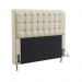 Cabeceira Decorativa Rana 160 Para Cama Queen Sued Bege Aradecor