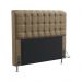 Cabeceira Decorativa Rana 195 Para Cama King Sued Capuccino Aradecor