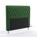 Cabeceira Estofada Para Cama Box Bellatrix 160 Para Cama Queen Sued Verde Aradecor