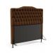 Cabeceira Estofada Pollux 195 Para Cama King Sued Marrom Aradecor