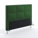 Cabeceira Maia 140 Para Cama de Casal Suede Verde Aradecor