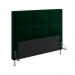 Cabeceira Maia 160 Decorativa de Cama Queen N-026 Veludo Verde Aradecor