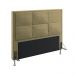 Cabeceira Maia 160 Decorativa de Cama Queen N-029 Veludo Capuccino Aradecor
