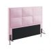 Cabeceira Maia 160 Decorativa de Cama Queen Z-021 Sued Rosa Bebê Aradecor