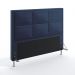 Cabeceira Maia 160 Para Cama Queen Sued Azul Marinho Aradecor