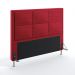 Cabeceira Maia 160 Para Cama Queen Sued Vermelho Aradecor