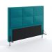 Cabeceira Maia 160 Para Cama Queen Suede Azul Turquesa Aradecor