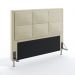 Cabeceira Maia 160 Queen Sued Bege Aradecor