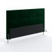 Cabeceira Maia 195 Decorativa de Cama King N-026 Veludo Verde Aradecor