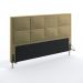 Cabeceira Maia 195 Decorativa de Cama King N-029 Veludo Capuccino Aradecor