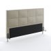 Cabeceira Maia 195 Para Cama King Courino Bege Aradecor