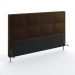 Cabeceira Maia 195 Para Cama King Sued Marrom Aradecor