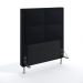 Cabeceira Maia 90 Decorativa de Cama Solteiro N-024 Veludo Preto Aradecor