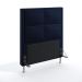 Cabeceira Maia 90 Decorativa de Cama Solteiro N-025 Veludo Azul Marinho Aradecor