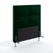 Cabeceira Maia 90 Decorativa de Cama Solteiro N-026 Veludo Verde Aradecor