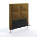 Cabeceira Maia 90 Decorativa de Cama Solteiro N-028 Veludo Marrom Claro Aradecor