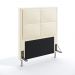 Cabeceira Maia 90 Decorativa de Cama Solteiro N-030 Veludo Bege Aradecor
