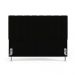 Cabeceira Nashira 140 para Cama de Casal N-024 Veludo Preto Aradecor