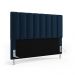 Cabeceira Nashira 140 para Cama de Casal N-025 Veludo Azul Marinho Aradecor