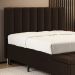 Cabeceira Nashira 140 para Cama de Casal N-027 Veludo Marrom Chocolate Aradecor