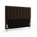 Cabeceira Nashira 140 para Cama de Casal N-027 Veludo Marrom Chocolate Aradecor