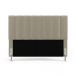 Cabeceira Nashira 140 para Cama de Casal N-030 Veludo Bege Aradecor