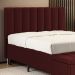 Cabeceira Nashira 140 para Cama de Casal N-034 Veludo Bordô Aradecor