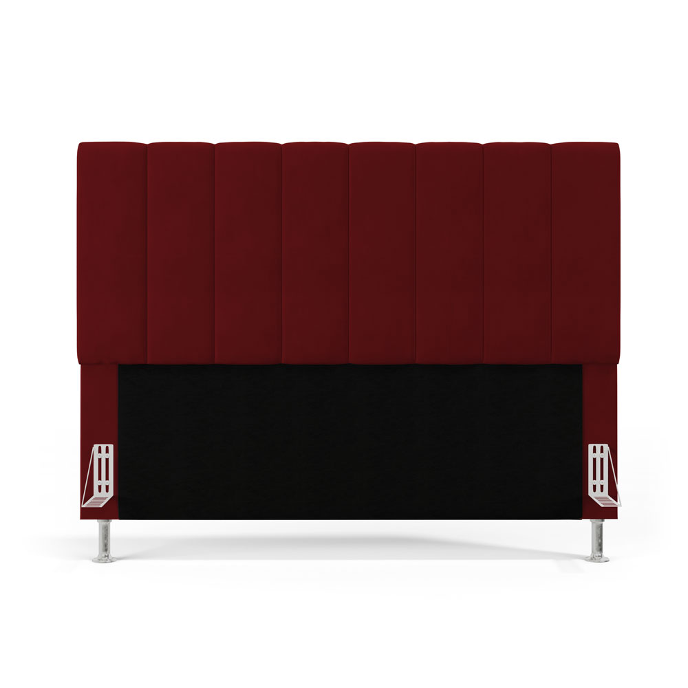 Cabeceira Nashira 140 para Cama de Casal Z-001 Sued Vermelho Aradecor