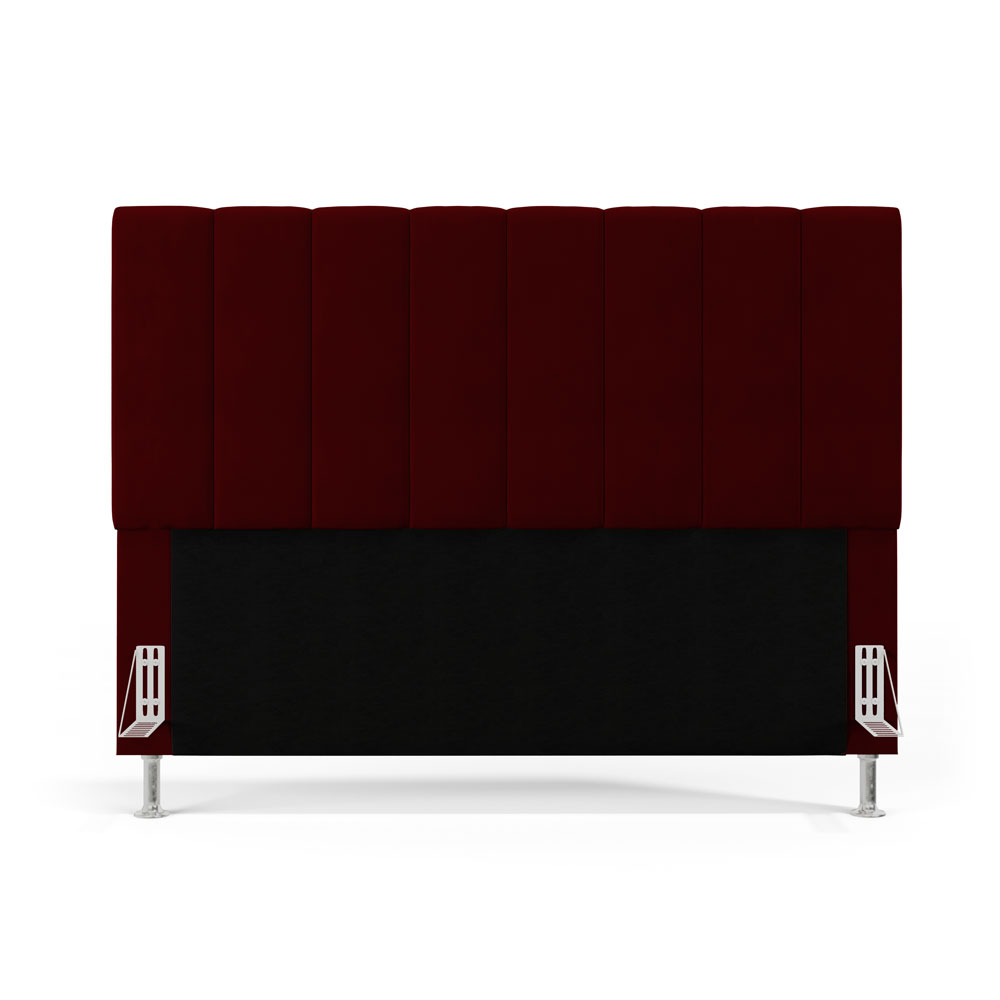 Cabeceira Nashira 140 para Cama de Casal Z-002 Sued Bordô Aradecor