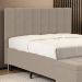 Cabeceira Nashira 140 para Cama de Casal Z-003 Sued Bege Aradecor