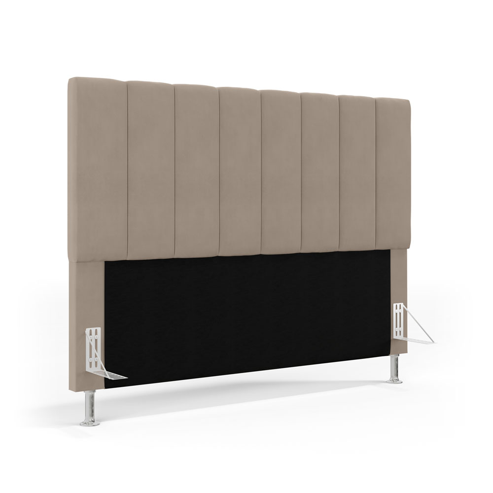 Cabeceira Nashira 140 para Cama de Casal Z-003 Sued Bege Aradecor