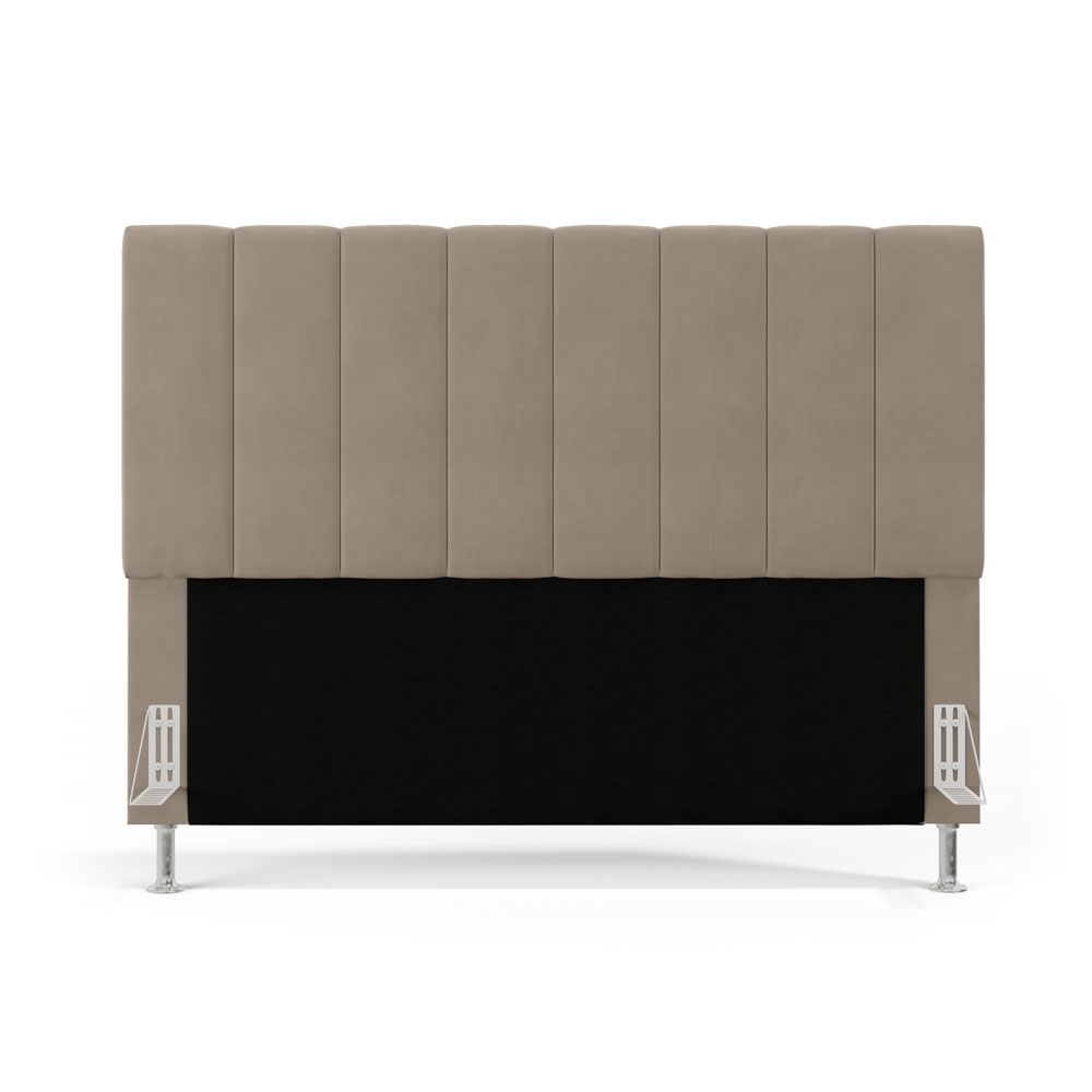 Cabeceira Nashira 140 para Cama de Casal Z-003 Sued Bege Aradecor