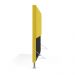 Cabeceira Nashira 140 para Cama de Casal Z-004 Sued Amarelo Aradecor
