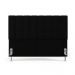 Cabeceira Nashira 140 para Cama de Casal Z-005 Sued Preto Aradecor