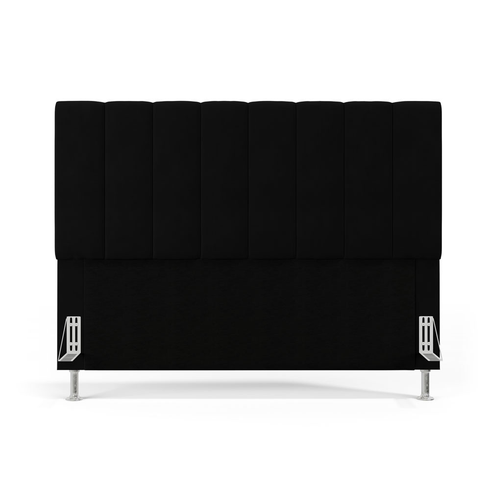 Cabeceira Nashira 140 para Cama de Casal Z-005 Sued Preto Aradecor