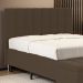 Cabeceira Nashira 140 para Cama de Casal Z-006 Sued Capuccino Aradecor