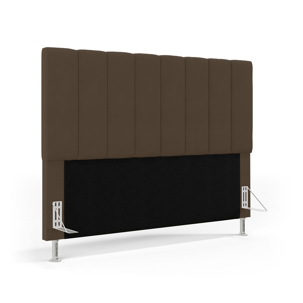 Cabeceira Nashira 140 para Cama de Casal Z-006 Sued Capuccino Aradecor