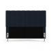 Cabeceira Nashira 140 para Cama de Casal Z-007 Sued Azul Marinho Aradecor