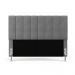 Cabeceira Nashira 140 para Cama de Casal Z-008 Sued Cinza Aradecor