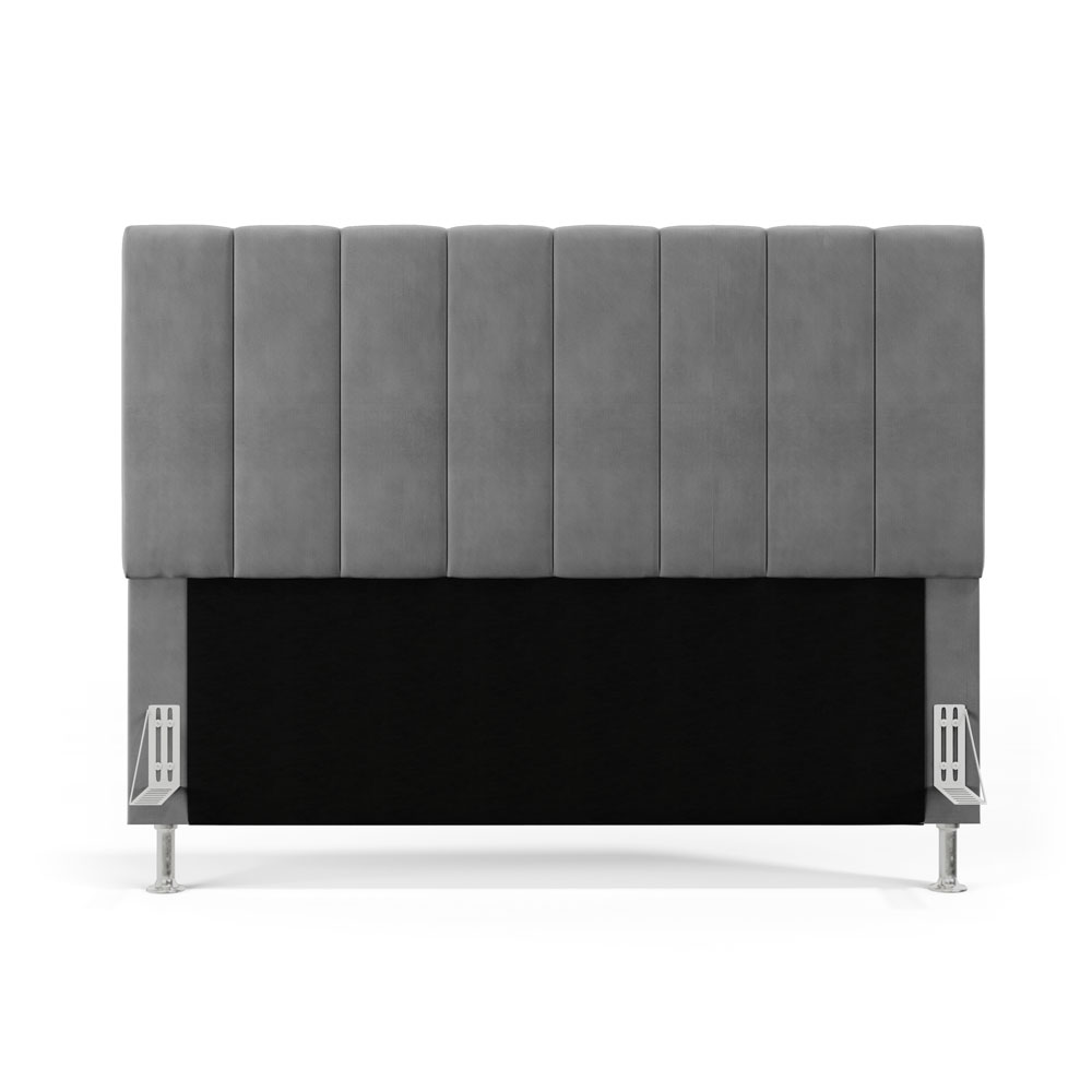 Cabeceira Nashira 140 para Cama de Casal Z-008 Sued Cinza Aradecor