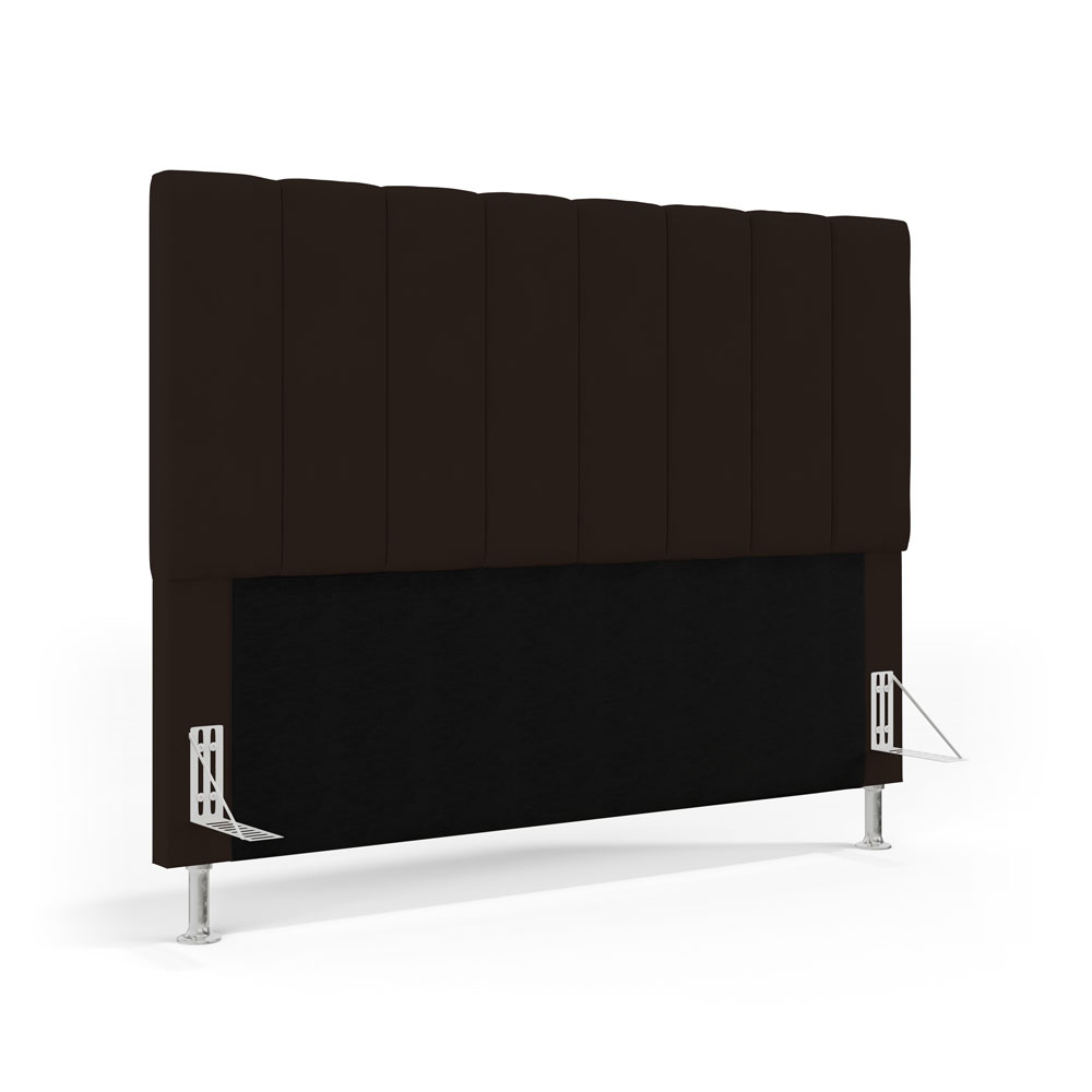 Cabeceira Nashira 140 para Cama de Casal Z-010 Sued Marrom Aradecor